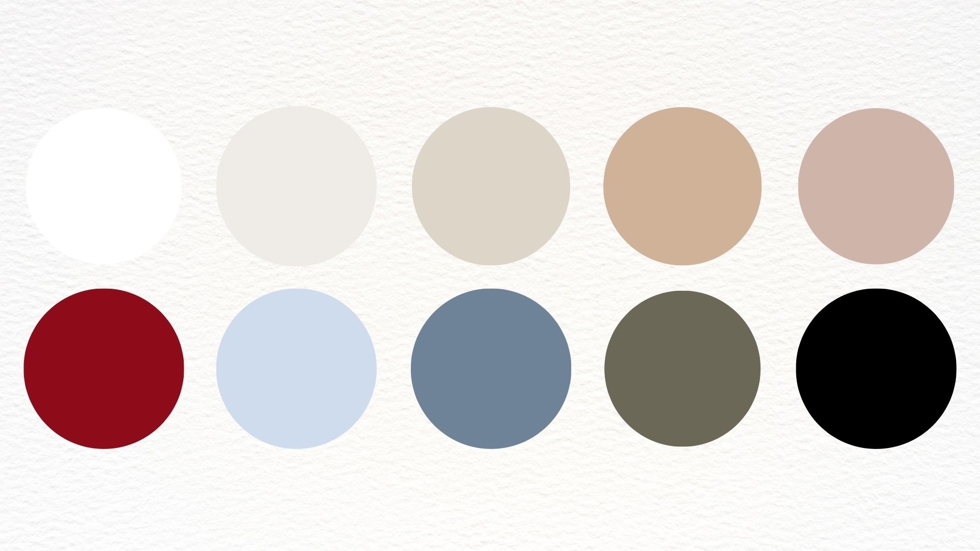 Paleta de colores vestuario navidad