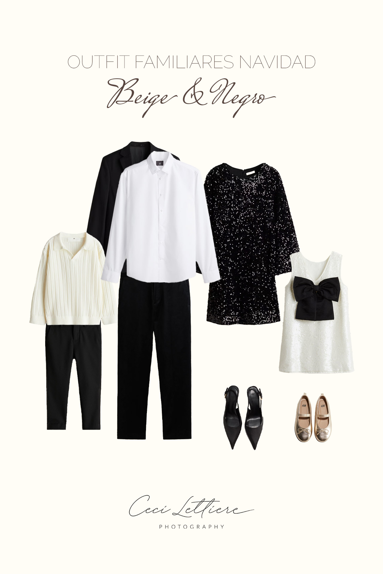 looks para sesion de fotos familiar navideña en valencia