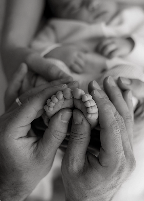 foto de pies de bebe recien nacido